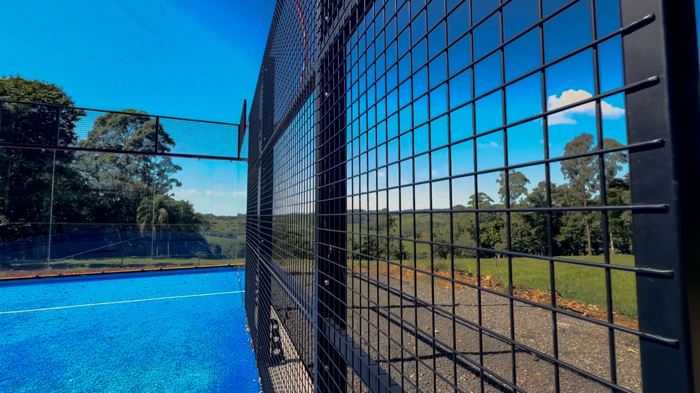 Quadra Reserva Padel · perspectiva lateral